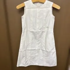 BeBe 清楚な半袖ワンピース ホワイト 140