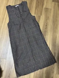 【美品】サマンサモスモスブルー Vネックジャンスカ