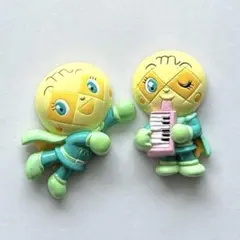 メロンパンナちゃん　くっつくんです41、42　２個セット　マグネット　平成レトロ