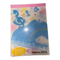 Happiness Melody 5柄メモ 平成レトロ メモ帳 ミニメモ レター