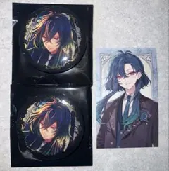 あくねこ　悪魔執事と黒い猫　缶バッジ　4周年　バスティン