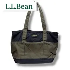 L.L.Bean カタディン キャンピング トート カーキ×ネイビー