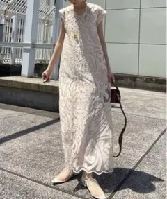 Ameri MEDI 2WAY BAROQUE LEAF LACE DRESS - メルカリ