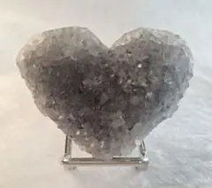 お値下げ！アメジスト原石クラスター ハート