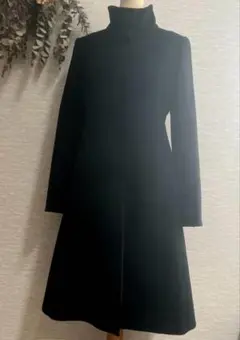 美品 マックスマーラ スポーツマックス カシミヤ混 ダブル ロングコート 40 MAXMARA スポーツ ロングコート カシミヤ混 滑らか ブラック - メルカリ