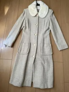 ピンキーガールズ　ファーつきコート　Sサイズ