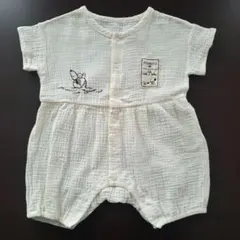 【美品】PEANUTS スヌーピー ロンパース 70cm