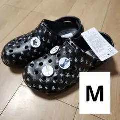 新品　M　キングダムハーツ　クロッグ　サンダル　ブラック　23cm　しまむらのサムネイル