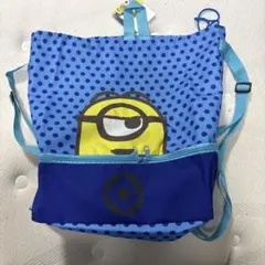 ミニオンズ ドット柄ナップサック