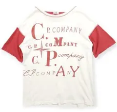 Archive 80s C.P.COMPANY オスティ期 Tシャツ　赤白　Mのサムネイル