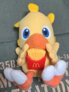 チョコボ　ぬいぐるみ　マクドナルドコラボ　ファイナルファンタジー【美品】のサムネイル