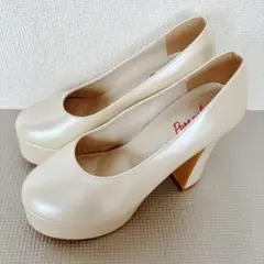 美品✨pure muse PARIS ウエディングシューズ 23.5cmEEE