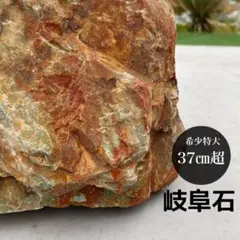 特大 岐阜石 37cm超 庭石 景石　チャート石　割栗石　ロックガーデンのサムネイル
