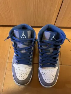 Air Jordan ハイカットスニーカー グレー/ブルー