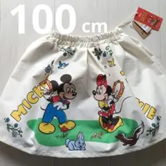 【新品】リトシー ディズニー レトロ スカート ミッキー ミニー 100