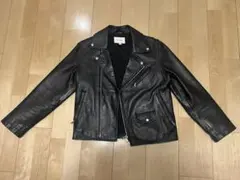 美品✨UNITED ARROWS ブラックレザーライダースジャケット