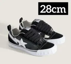 28cm BAPE × Vans Premium Knu Skool ブラックのサムネイル