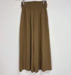 ディーパー【M】プリーツワイドパンツ イージー カジュアル