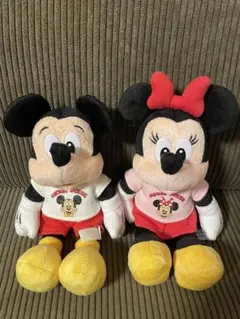 Disney ミッキー ミニー ぬいぐるみ
