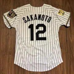阪神タイガース　坂本誠志郎　チャンピオンワッペン付きレプリカユニフォーム 阪神タイガース 坂本誠志郎 チャンピオンワッペン付きレプリカ