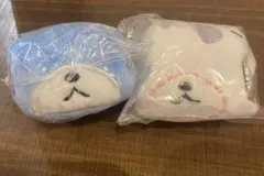 シュガーバニーズ ふわふわ巾着 第2弾 あおうさ ぶちうさ セット