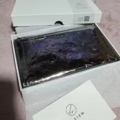 LASIEM長財布 レディース 本革 カードケース メタリック スキミング防止のサムネイル