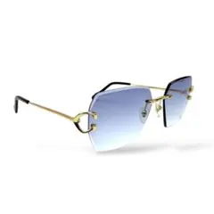 【極美品】Cartier カルティエ　リムレス サングラス　DECOR Cのサムネイル
