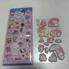 サンリオ　マシュマロシール、ぷっくりシール