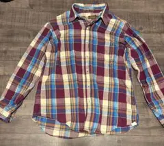 90s U.S.A CLEVE SHIRTMAKERS チェック柄ネルシャツ