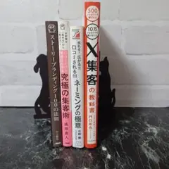4冊―ストーリーブランディング100の法則／口コミだけで繁盛店を作る究極の集客術