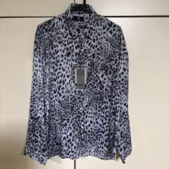 HARE レオパードシャツ　新品　グレーM