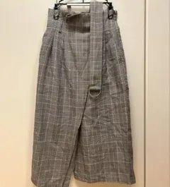 チェックスカート