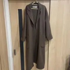 ZARA ブラウン ロングコート L