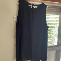H&M ノースリーブ チュニック ブラック XL