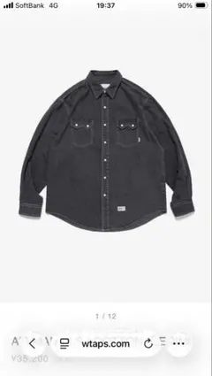 WTAPS Allman / LS / Cotton. Denim M - メルカリ