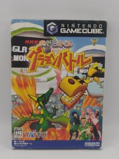 NHK天才ビットくん　グラモンバトル□箱、説明書、ソフトのセット　ゲームキューブ