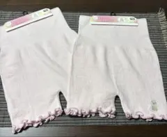 ニットはらまき付パンツ　２枚セット　Ｍ〜Ｌ