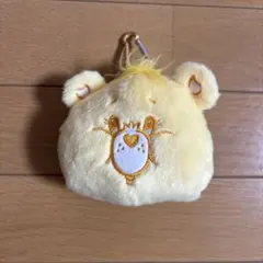 ケアベア　カラビナ付きぬいぐるみファスナーポーチ