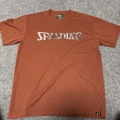SPALDING 半袖Tシャツ ブラウン XL