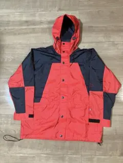 90s チャンピオン ナイロンジャケット マウンテンパーカー 赤 L