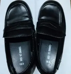 COMME CA ISM ブラック フォーマルシューズ 18.0