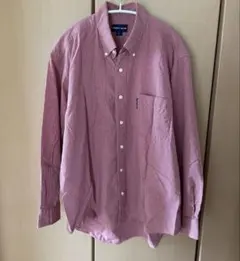 MEN'S CLUB メンズクラブ 長袖シャツ レッド チェック柄 Lサイズのサムネイル