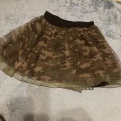 迷彩柄チュチュスカート 130サイズ