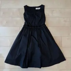 【美品】シップス　ノースリーブ　ワンピース　黒　Sサイズ