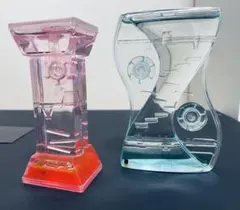 オイルモーション コンパクトタイプ 風車タイプ 大(青) 小(赤) インテリア1