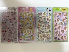 【国内正規品】【即日発送】プチドロップステッカー　ディズニー　4枚セット