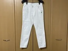 下着も肌も透けない パーリーゲイツ スリムストレッチパンツ ホワイト 4 Mのサムネイル
