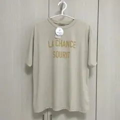 sm2 サマンサモスモス　接触冷感　半袖Tシャツ ベージュ
