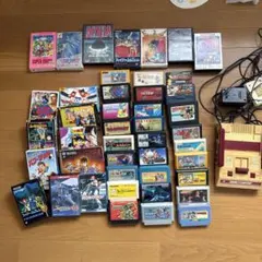 【中古、ジャンク】ファミリーコンピュータ 本体&ソフト43本セット ファミコン