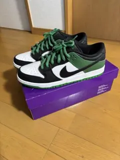 Nike SB Dunk Low Pro Black Green 28cm
